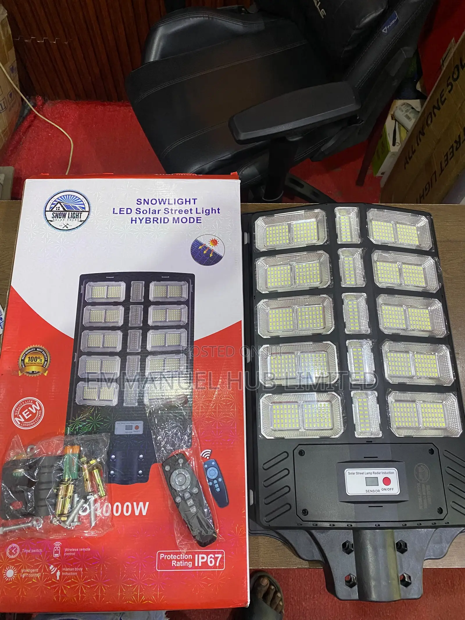 Led Solar Street Light (Hybrid Mode) 1000watts