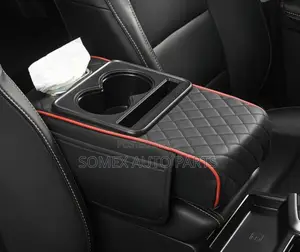 Armrest Cover With Cup Holder and Tissue Box Available