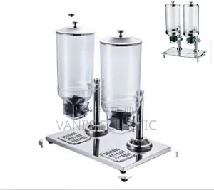 16L and 8L Commercial Double-Canister Dry Food and Cereal Dispensers