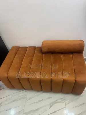 Orange Ottoman