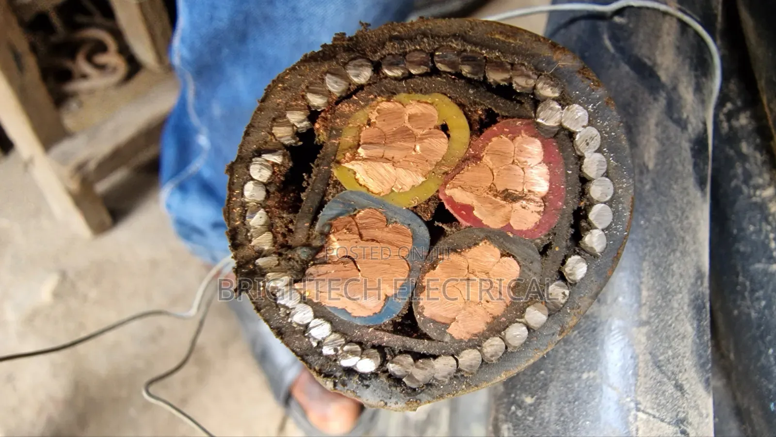 35mmx4core Armoured Cable. Turkey
