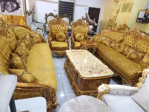 Luxury Imported Egyptian Dining Set With Side Tables