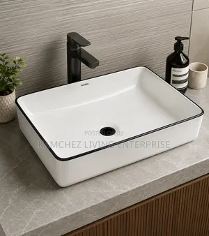 Premium Rectangular Countertop Wash Basin