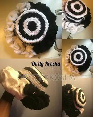 Crochet Ruffle Hat