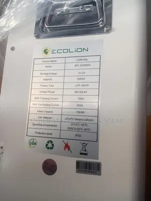10kwh 51.2v Ecolion Lithium Battery