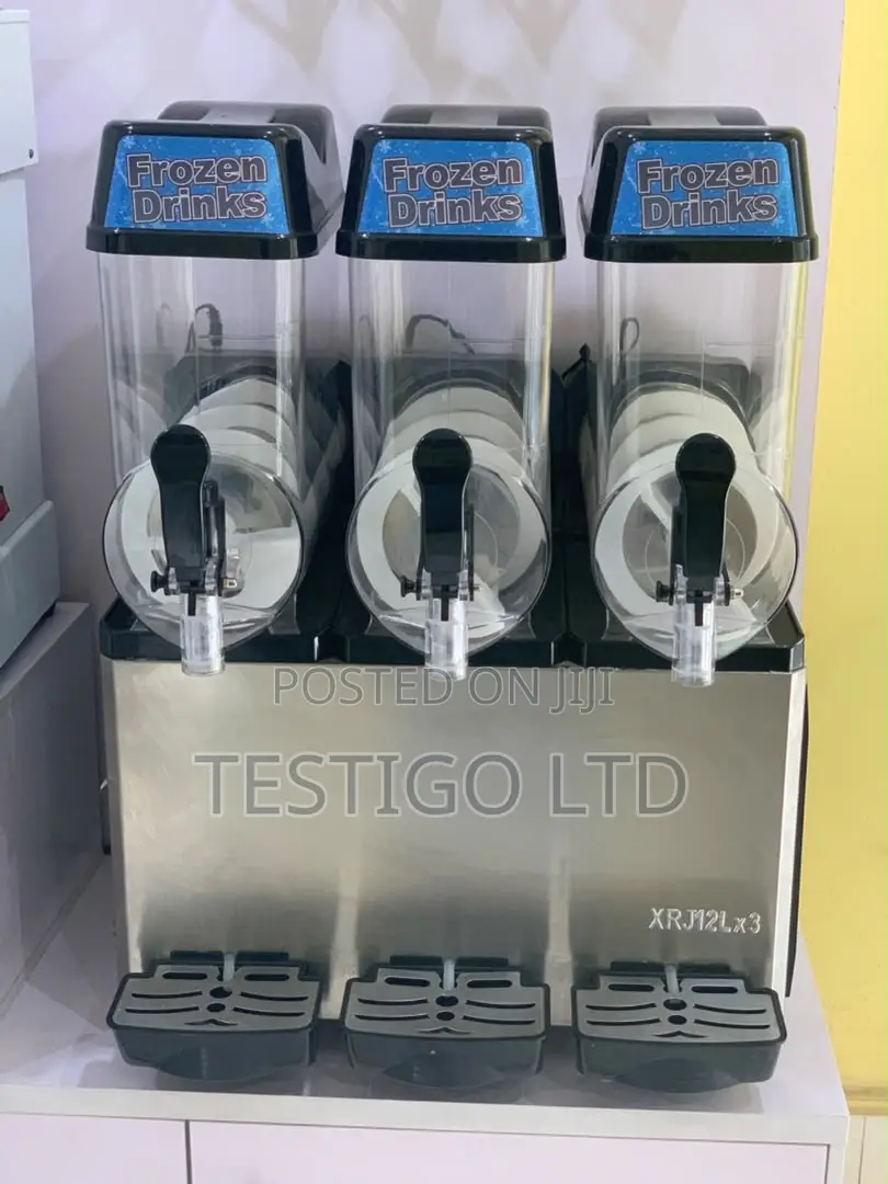 Complete Slush Frozen Drink Machine Setup for Event Rental