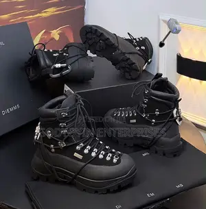 DIEMMS Black Tactical Hiking Boots