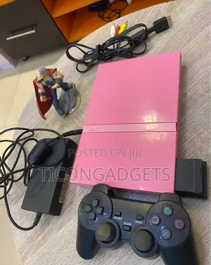 Ps2 Slim With Wired Pad and Games
