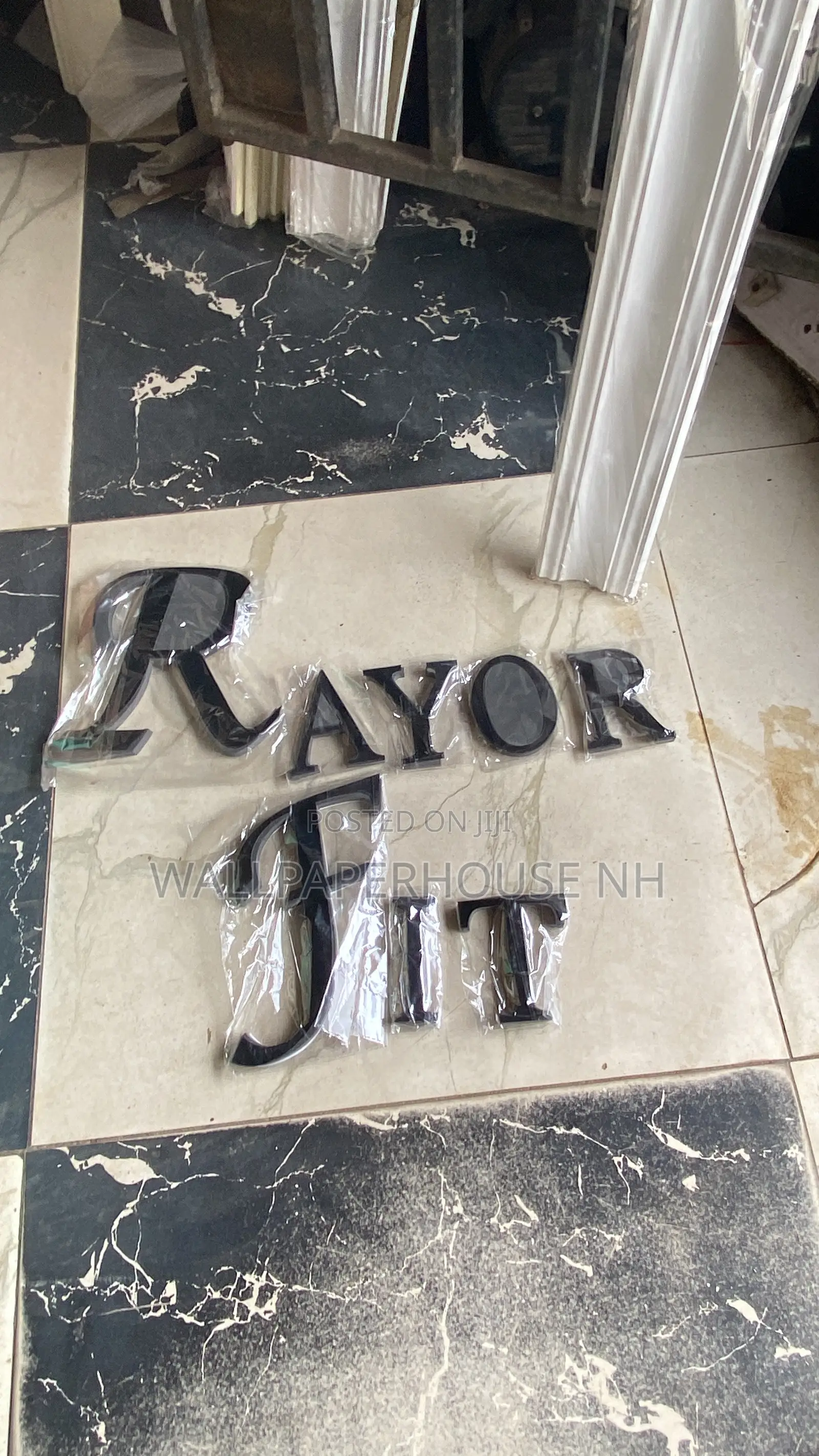 3D Alphabet Stickers