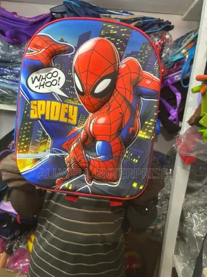 Spider-Man Kids School Backpack | Boys Cartoon Bag