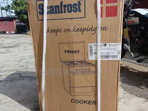 Scanfrost Black 4 Burner Gas Cooker.