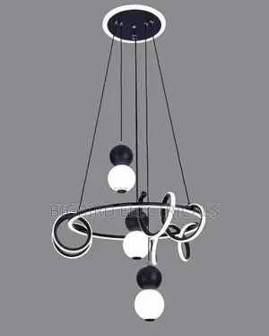 Modern LED Planet Ring Chandelier 3 Pendant Lights