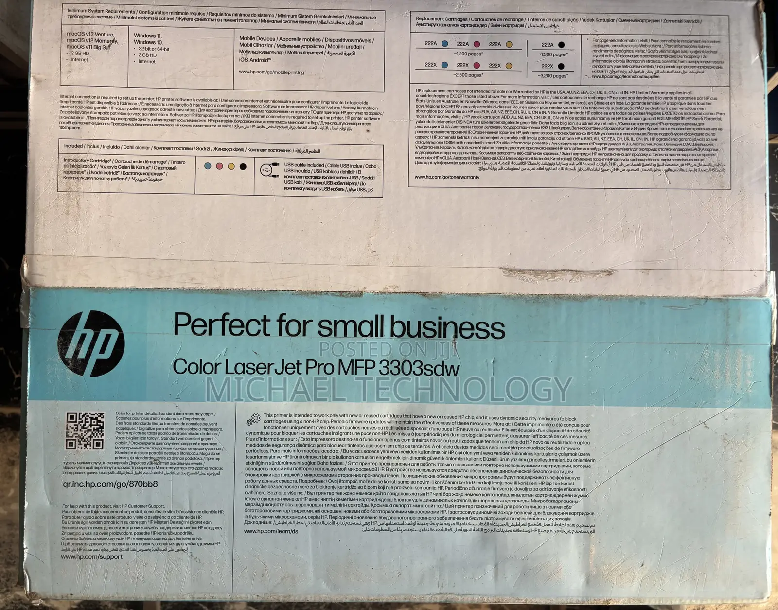 HP Color Laserjet Pro MFP 3303sdw Printer