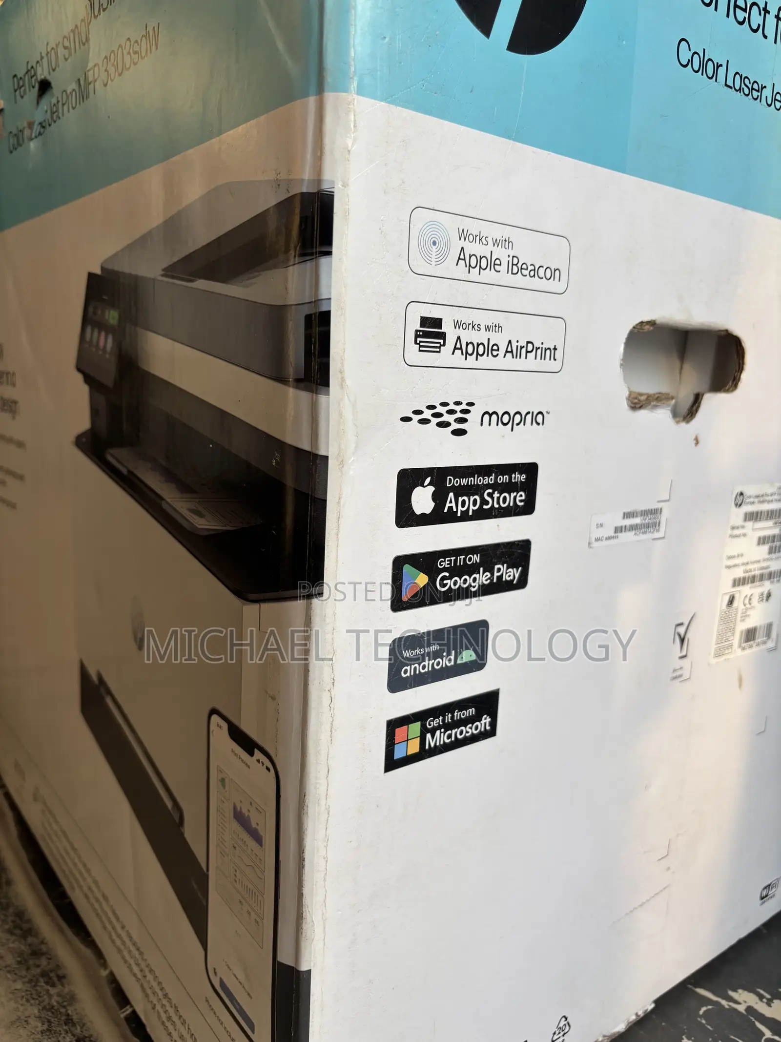 HP Color Laserjet Pro MFP 3303sdw Printer