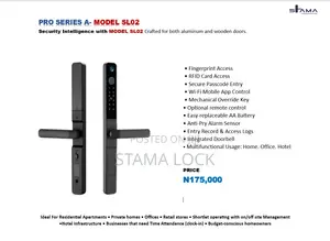 Smart Lock- (For Aluminum Slim Doors)