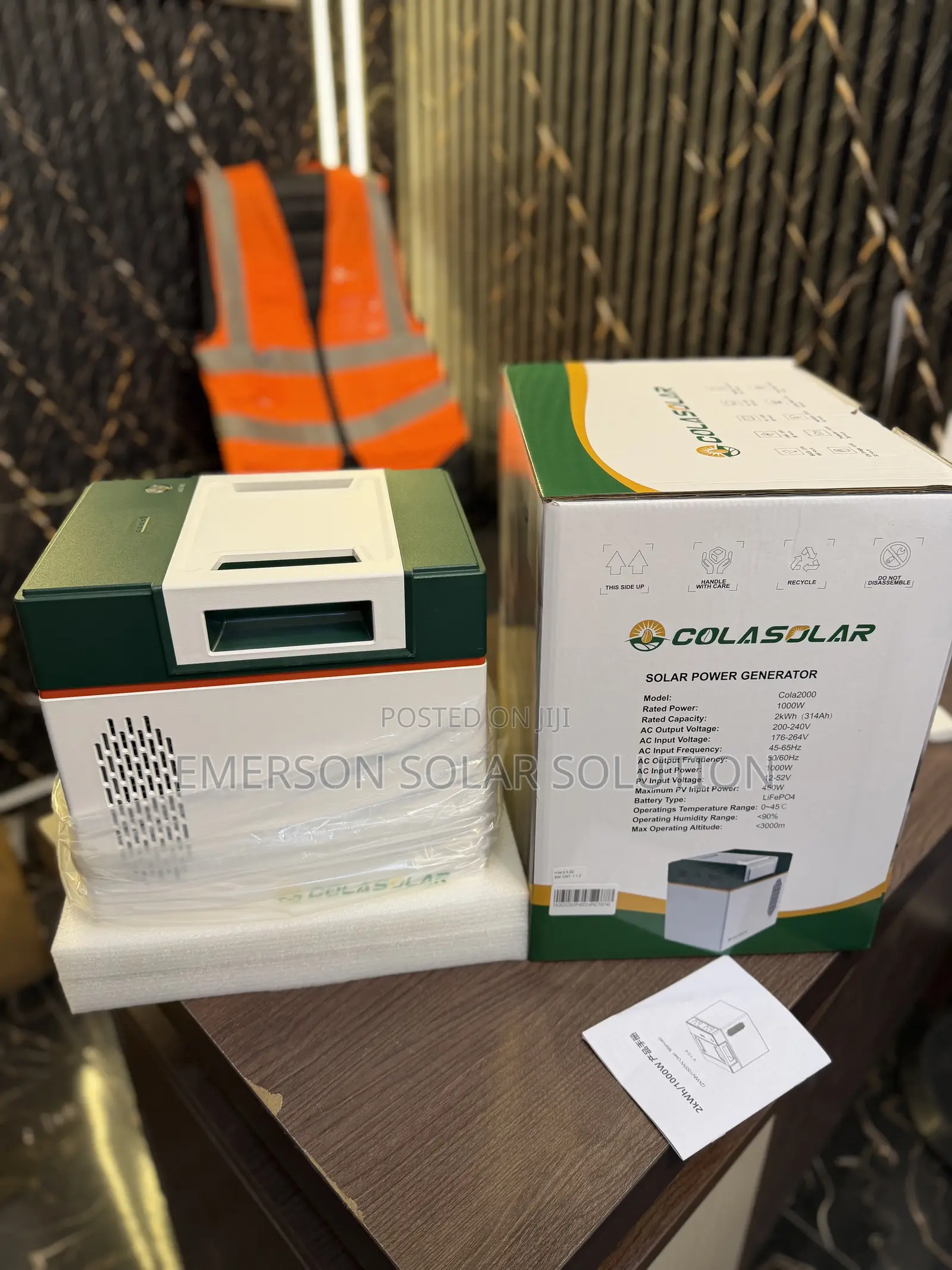 Cola 2kWh 1000W Backup Power System