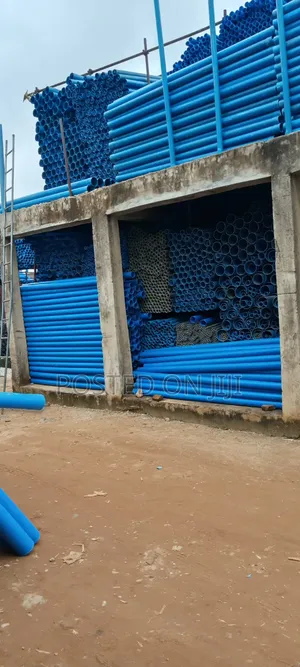 PVC Pipes and Fittings Blue, Black, Ash and White
