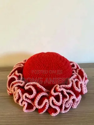 Crochet Ruffle Hat
