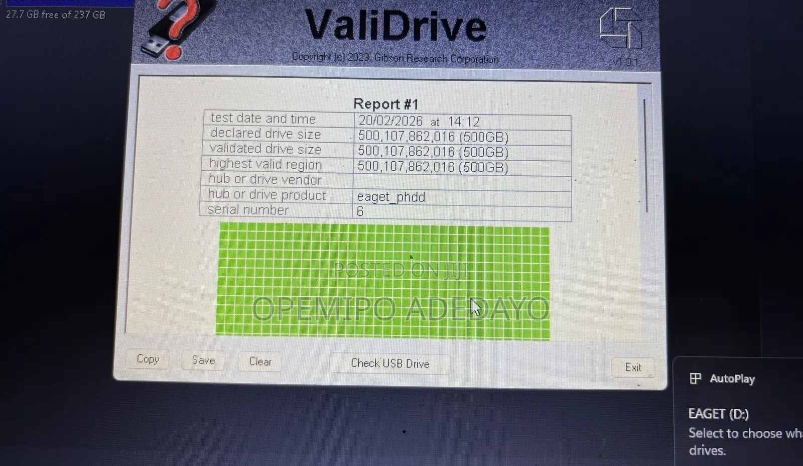 500GB External Hard Drive