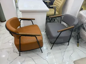 Newly Modern Two Accent Leather Chairs