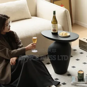 Sculptural Side Table for Luxury Apartment