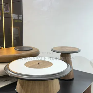 Unique Wooden Coffee Table 2in1 Set