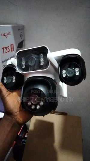 CCTV Solar Camera Complete 4 Lens With E SIM
