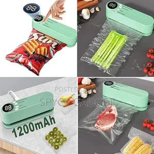 Rechargeable Wireless Vacuum Sealer for Dry/Moist Food Storage