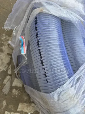 6" Industrial Suction and Discharge Transparent Wire Hose 150*166mm