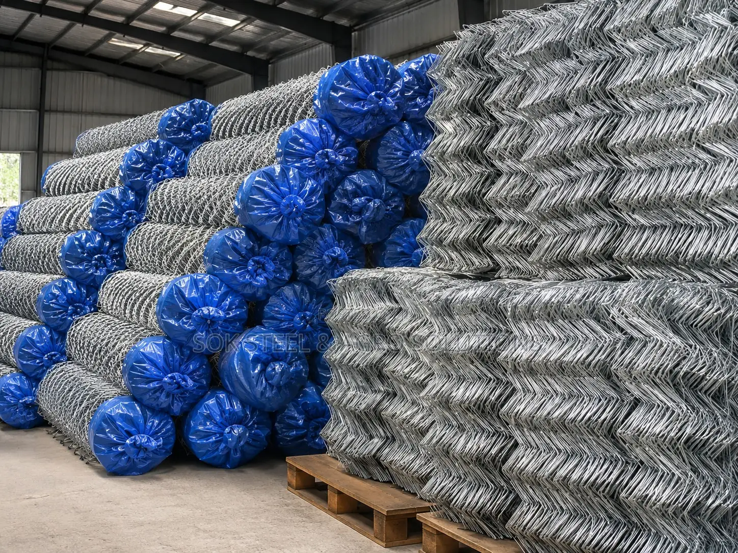 8ft Chain Link Galvanized Fence Wire