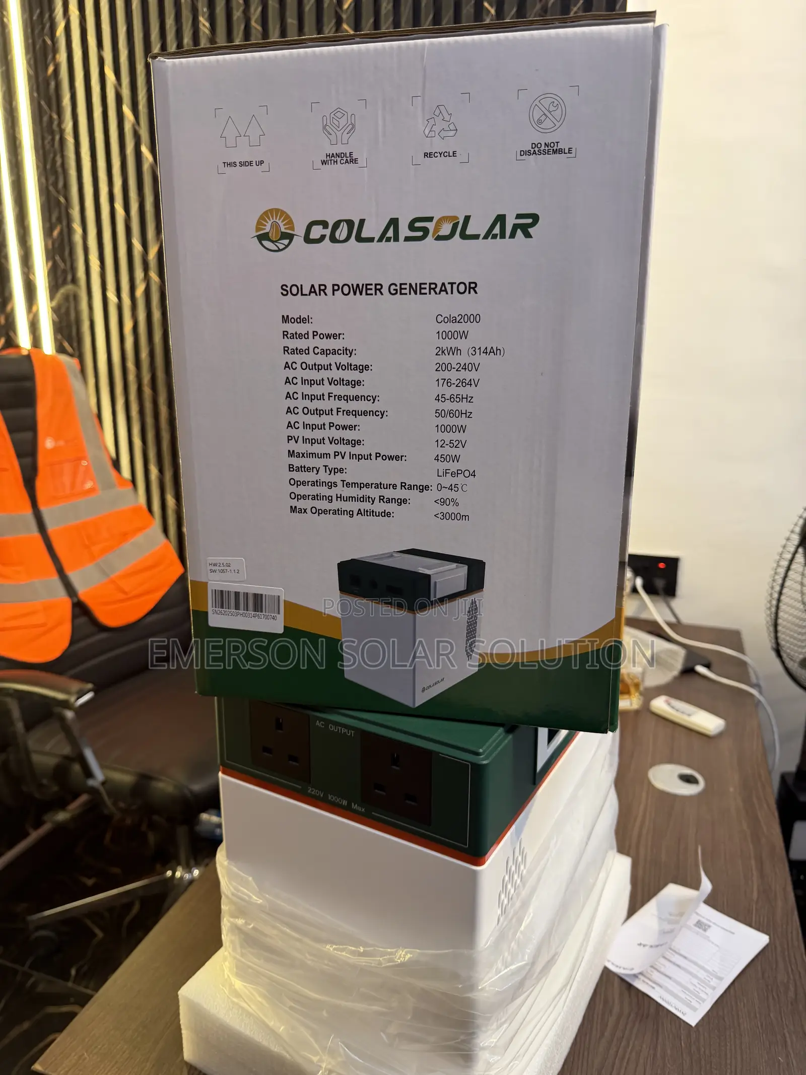 Cola 2kWh 1000W Home Backup Power