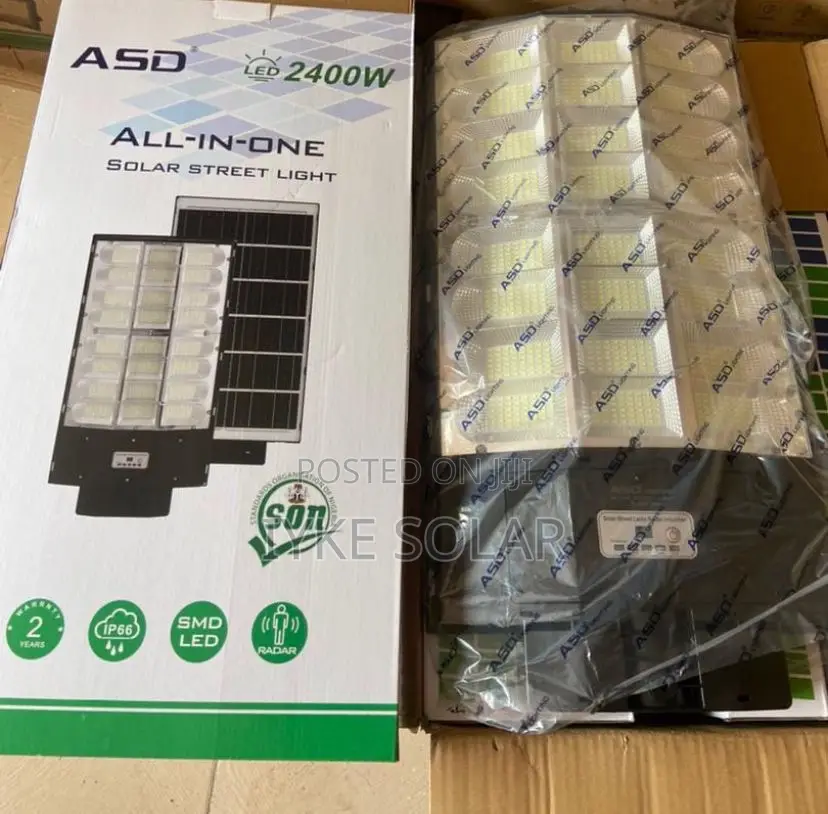 2400w Asd All in One Solar Light