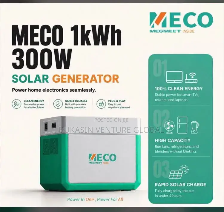MECO 1kwh 300w Solar Generator