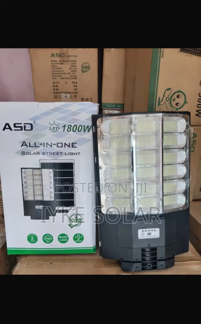 1800w Asd All in One Solar Light