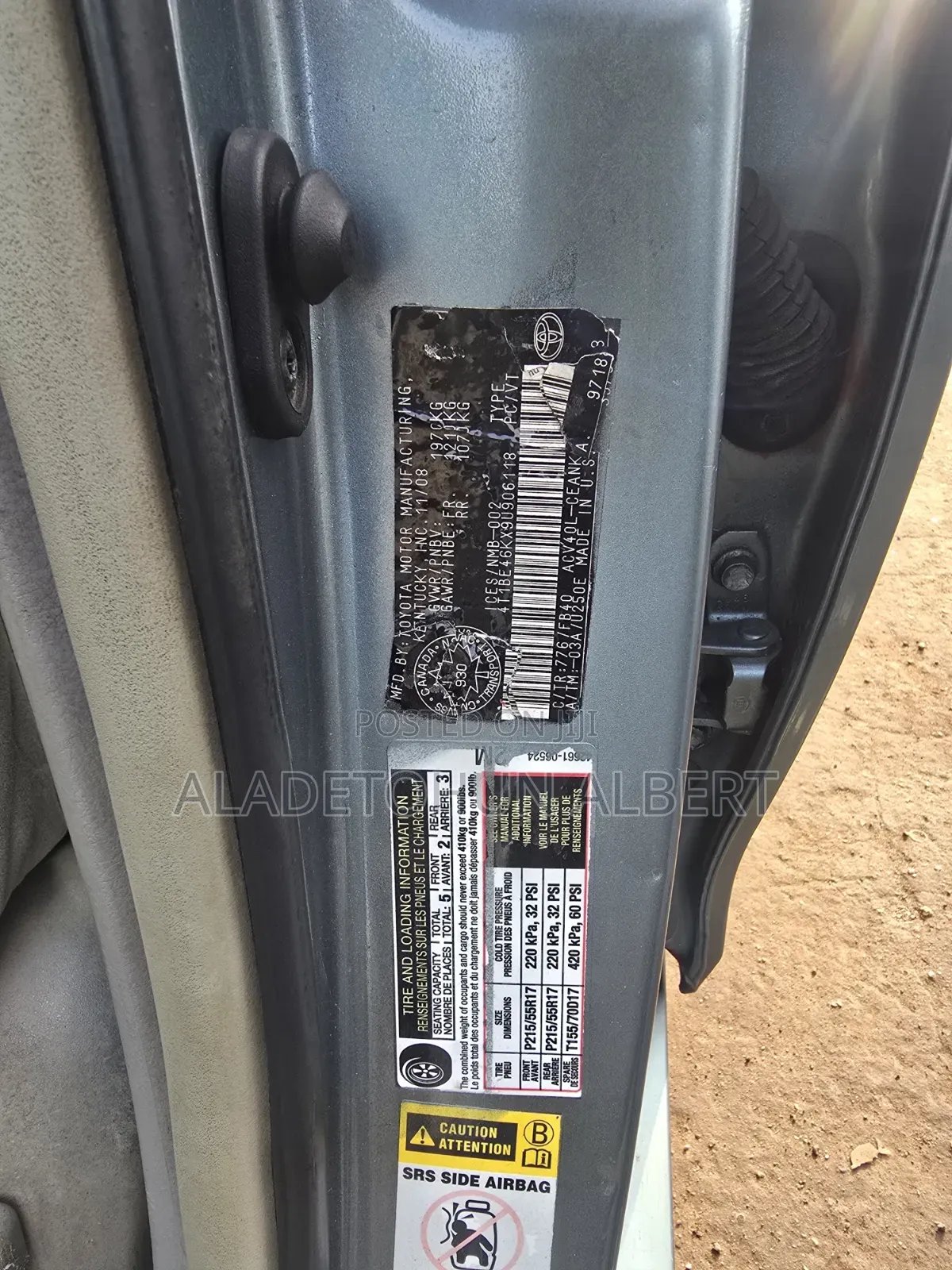 Toyota Camry 2008 Green