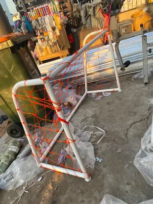 Brand New Football Goal Post With Net/Monkey Post