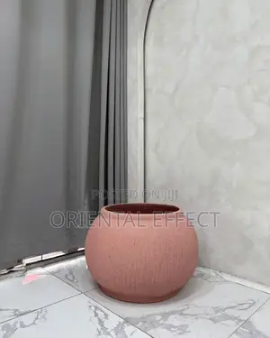 Pink Granite Rough Bowl Merlot Pot | Decorative Flower Pots Nigeria