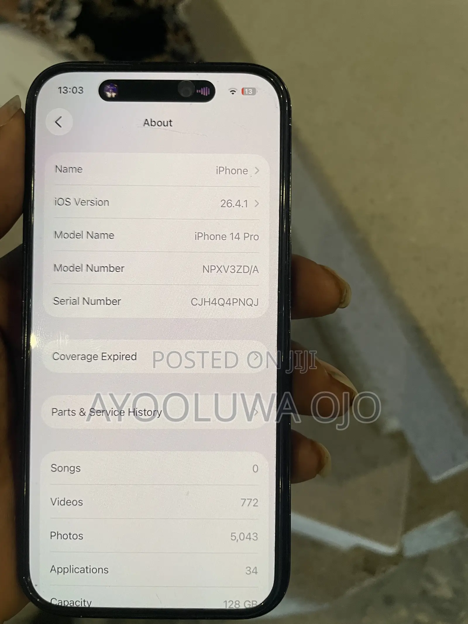 Apple iPhone 14 Pro 128 GB Black