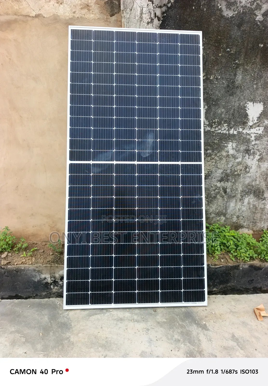 Jinko Solar Panel Mono 550watts/144cells