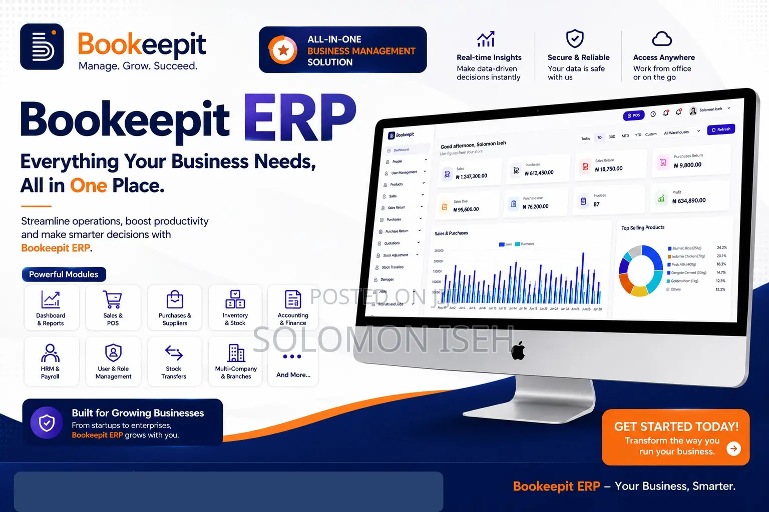 Advanced ERP Software for Small Growing Businesses