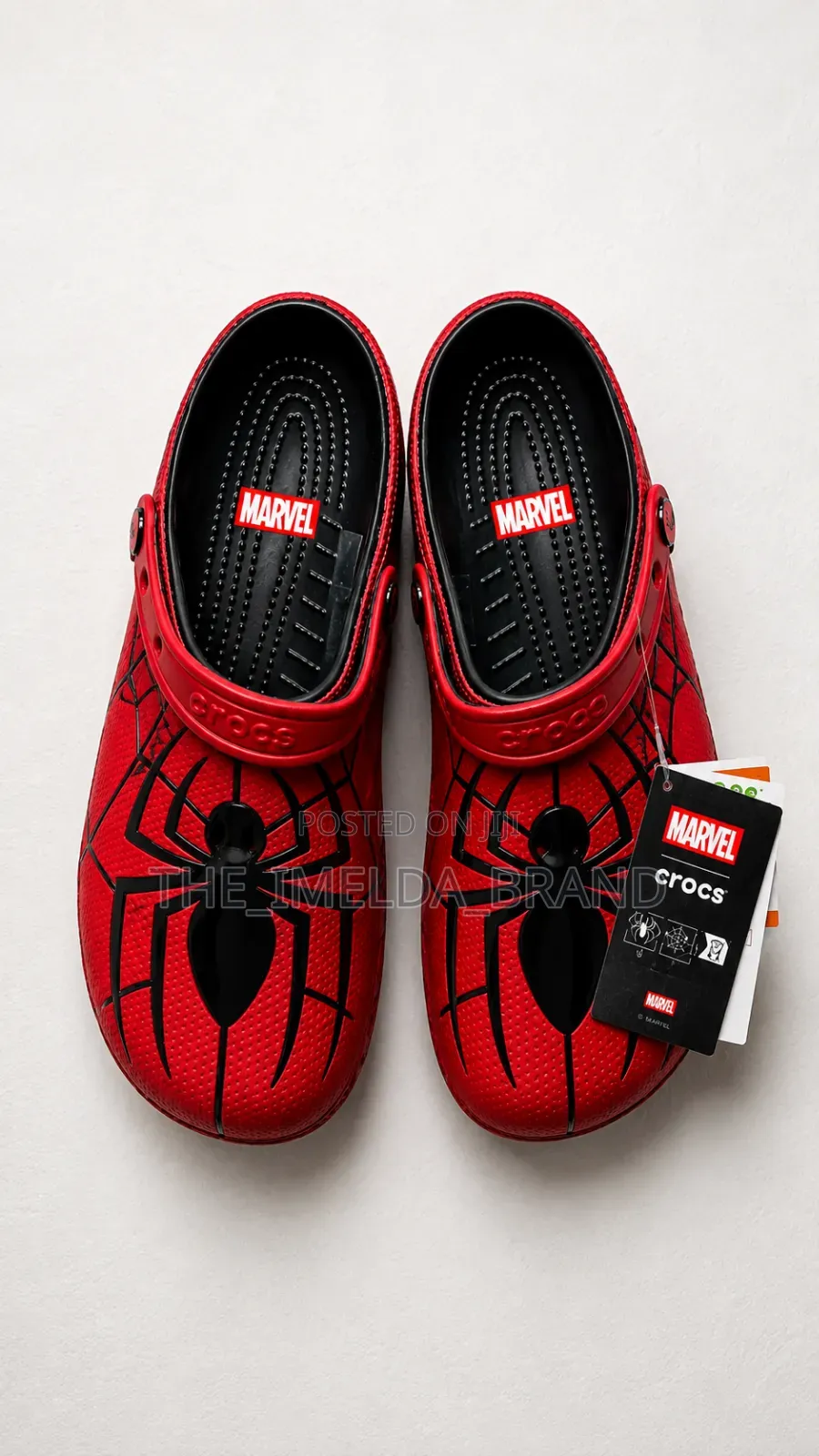 Marvel SpiderMan Crocs – Unisex Red Crocs