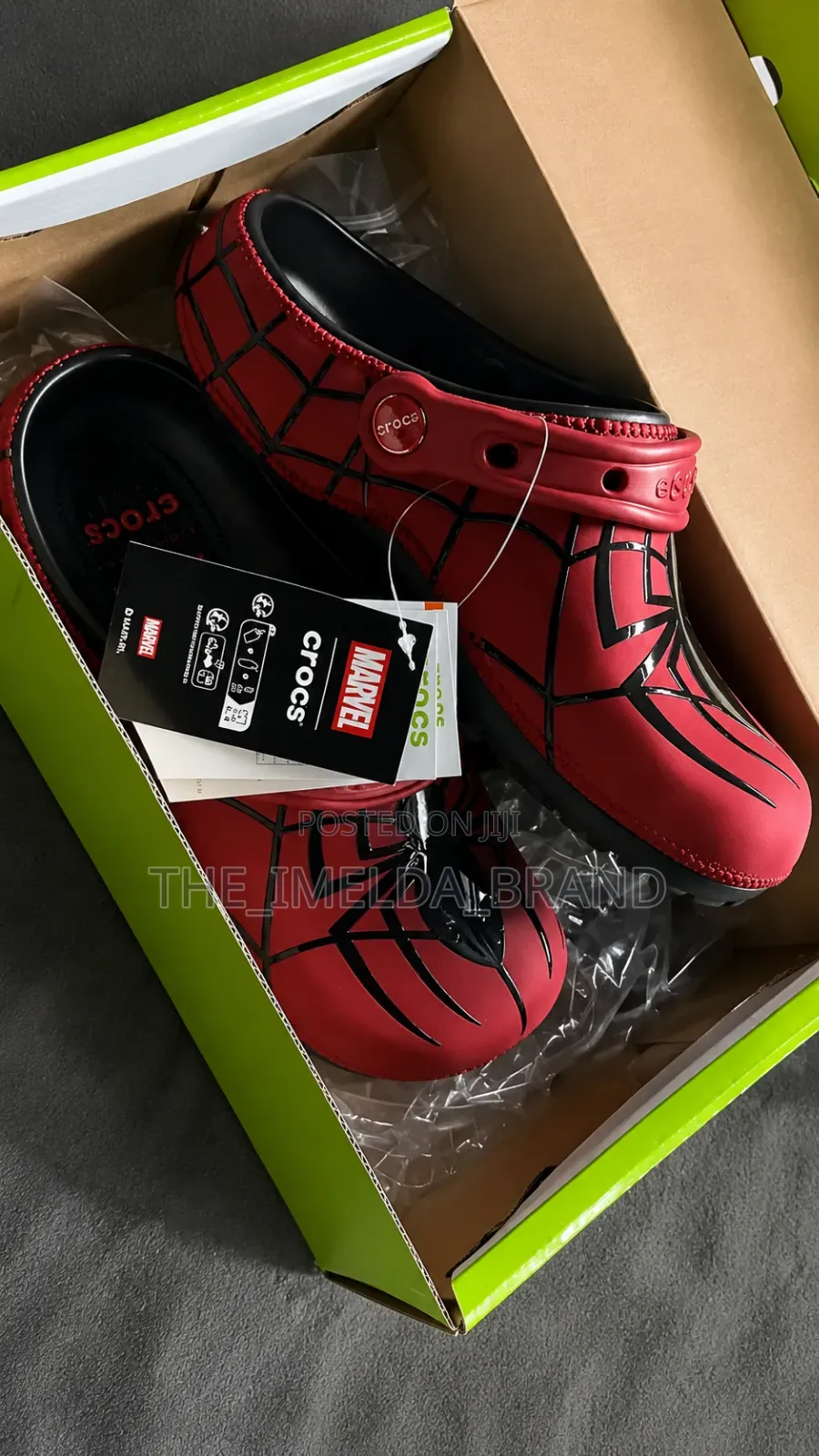 Marvel SpiderMan Crocs – Unisex Red Crocs