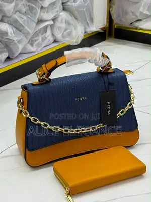 PEDRA Luxury Chain-Handle Handbag
