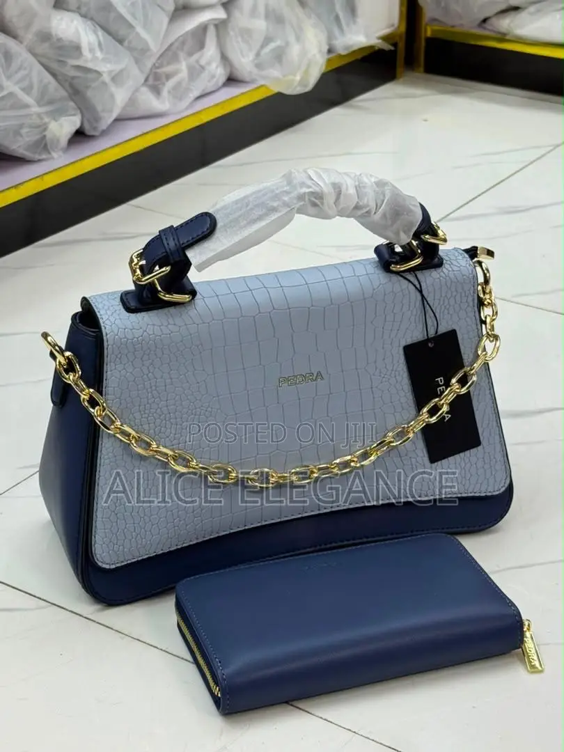 PEDRA Luxury Chain-Handle Handbag