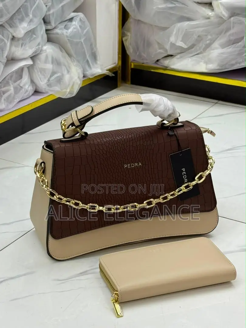 PEDRA Luxury Chain-Handle Handbag
