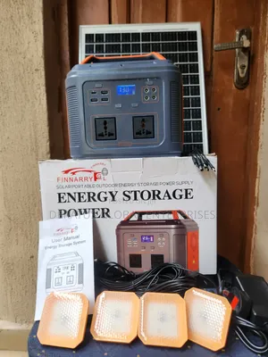 350W Solar Generator With 4 Bulbs 50W Panel
