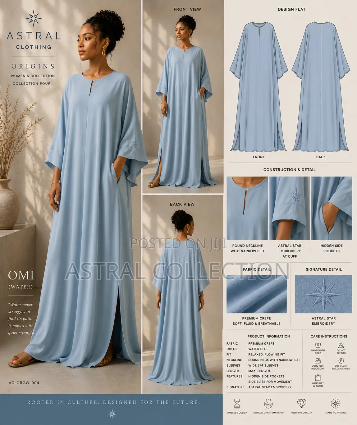 Women’s Luxury Kaftan, Kimono Abaya | Astral ORIGINS