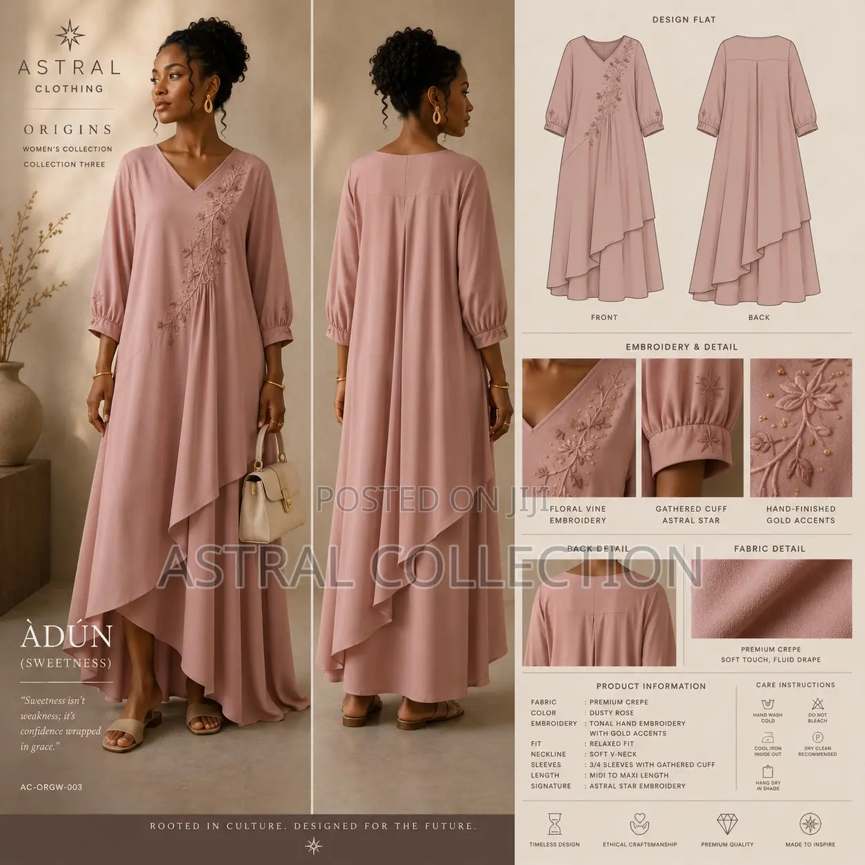 Women’s Luxury Kaftan, Kimono Abaya | Astral ORIGINS