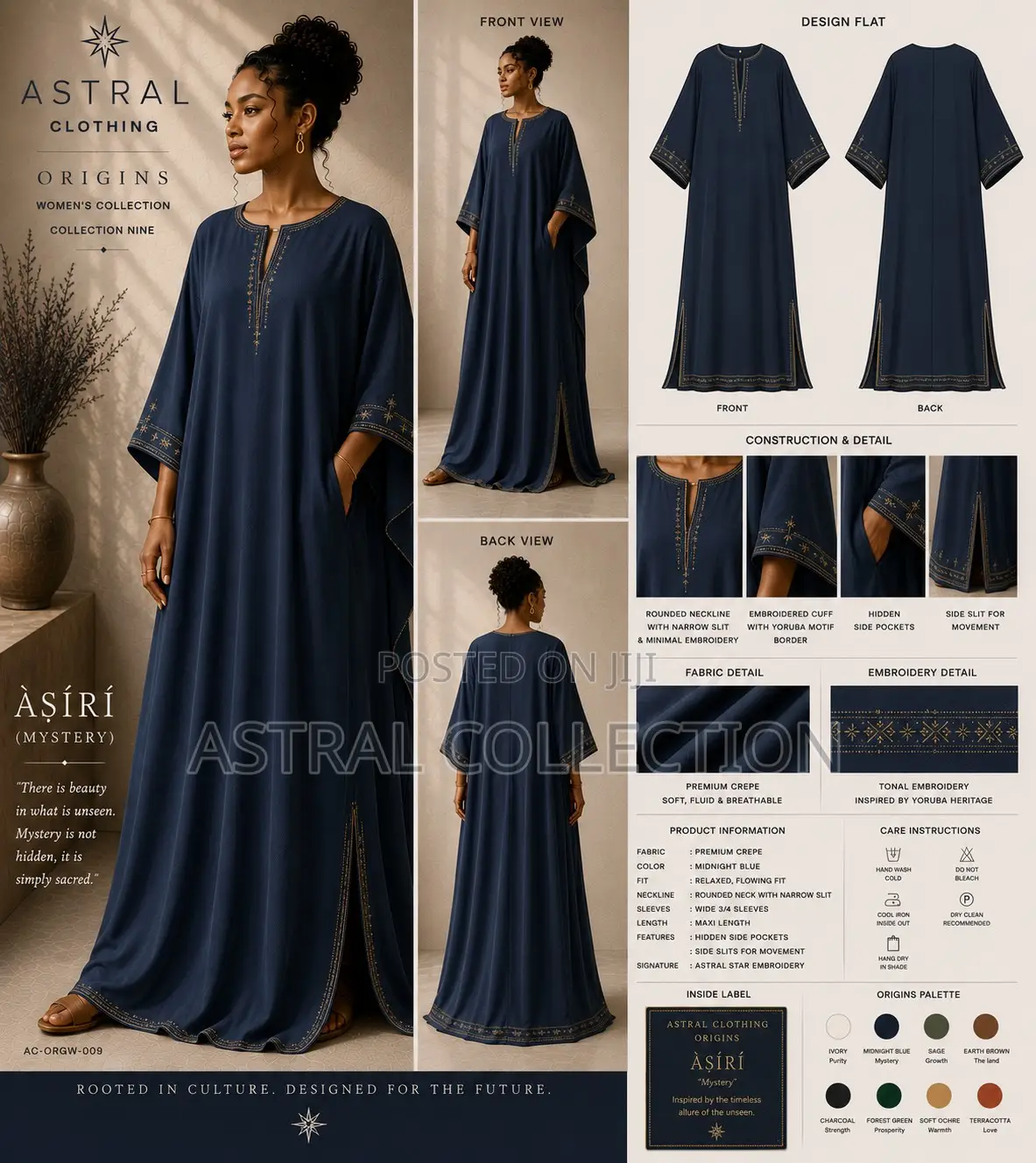 Women’s Luxury Kaftan, Kimono Abaya | Astral ORIGINS