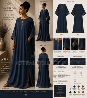 Women’s Luxury Kaftan, Kimono Abaya | Astral ORIGINS